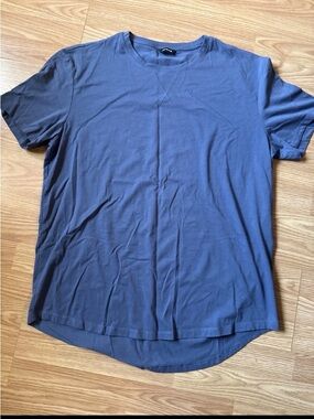 Men's Crew Neck Short Sleeve T-Shirt - Blue